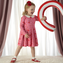 Load image into Gallery viewer, Candy Cane Jersey Dress
