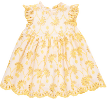 Load image into Gallery viewer, Cynthia Dress - Bright Yellow Eyelet

