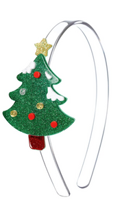 Christmas Tree Pearlized Headband - Assorted