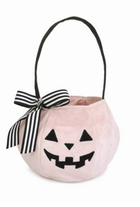 Pink Pumpkin Halloween Candy Bag