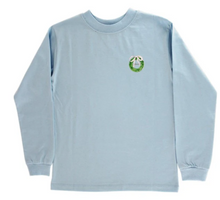 Load image into Gallery viewer, Girls Long Sleeve Logo Tee - Bottle Brush On Bayberry

