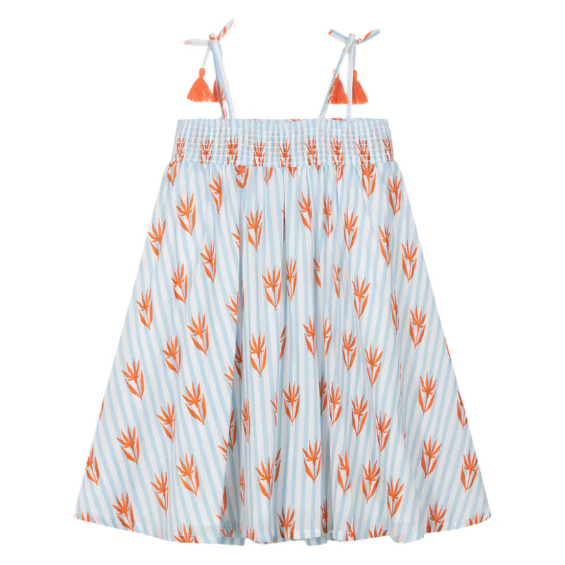 Crinkle Gauze Ticking Full Dress