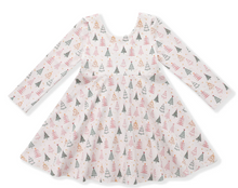 Load image into Gallery viewer, Glitter Trees Flair Dress
