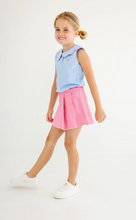 Load image into Gallery viewer, Paige's Playful Polo - Beale Street Blue With Hamptons Hot Pink
