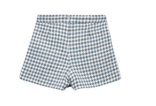 Load image into Gallery viewer, Blue And Brown Pleated Skirt
