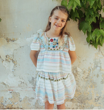 Load image into Gallery viewer, Border Stripe Lucy Skirt Set

