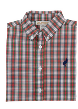 Load image into Gallery viewer, Dean&#39;s List Dress Shirt - Merritt Park Plaid With Nantucket Navy
