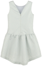Load image into Gallery viewer, Blue Jacquard A-Line Twinkle Dress

