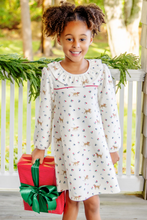 Load image into Gallery viewer, Ramona Ruffle Dress - Mae Park Mini Floral With Richmond Red
