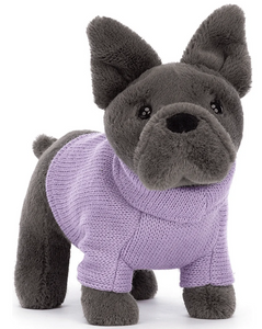 Sweater French Bulldog - Purple