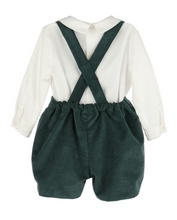 Load image into Gallery viewer, Green Winterberry Corduroy Boy's Set
