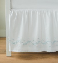 Load image into Gallery viewer, Embroidered Crib Skirt
