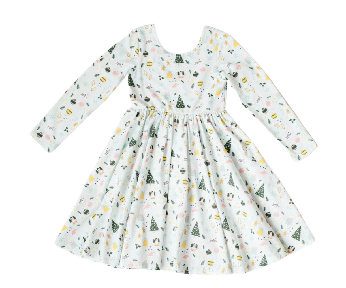 Gwendolyn Dress - Festive Scenes – Belles & Beaux®