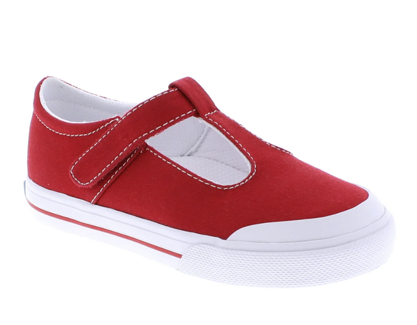 Drew T-Strap Mary Jane - Red
