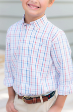 Load image into Gallery viewer, Dean's List Dress Shirt - Whitehall Windowpane With Buckhead Blue
