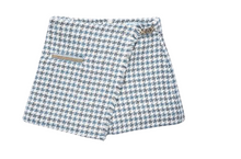Load image into Gallery viewer, Blue And Brown Pleated Skirt
