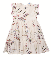 Load image into Gallery viewer, Girls Jennifer Dress - Tossed Crayons
