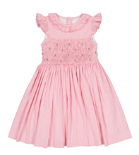 Load image into Gallery viewer, Amandine Tulip Pink Gingham Dress
