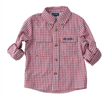 Load image into Gallery viewer, Founders Kids Fishing Shirt - Winterberry Plaid
