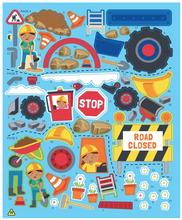 Load image into Gallery viewer, Trucks &amp; Diggers: Sticker Art &amp; Coloring

