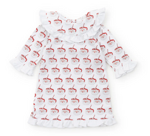 Load image into Gallery viewer, Doll Madeline Dress - Hot Cocoa Santa
