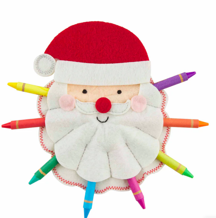 Santa Crayon Holder