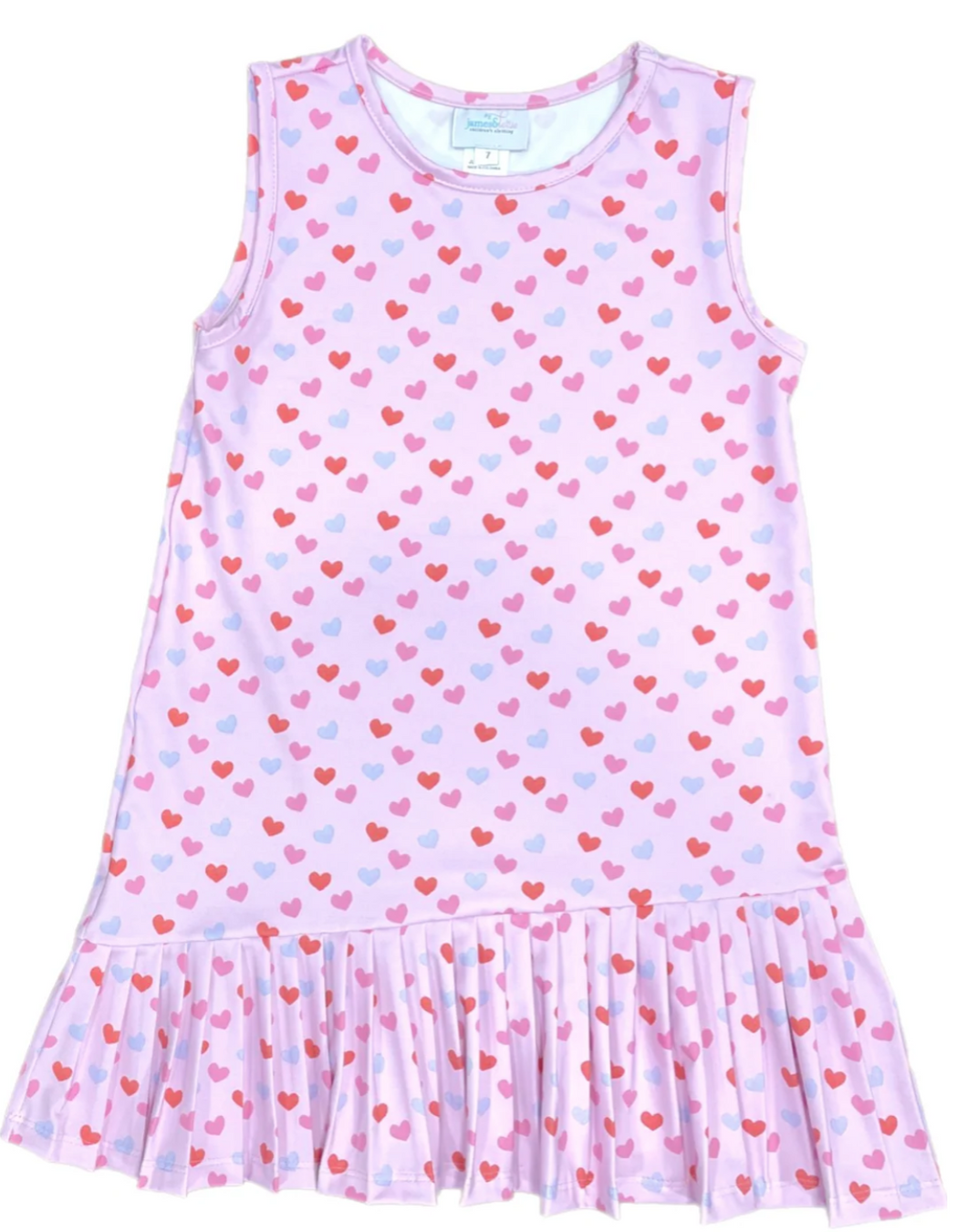 Vivi Tennis Dress - Hearts