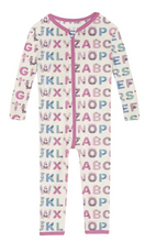 Load image into Gallery viewer, Natural ABC Monsters Convertible Sleeper With Zipper
