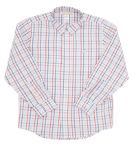 Load image into Gallery viewer, Dean's List Dress Shirt - Whitehall Windowpane With Buckhead Blue
