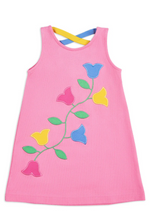 Load image into Gallery viewer, Pink Knit Dress With Tulips
