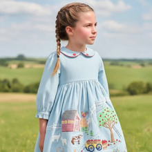 Load image into Gallery viewer, Bue Cord Apple Orchard Dress
