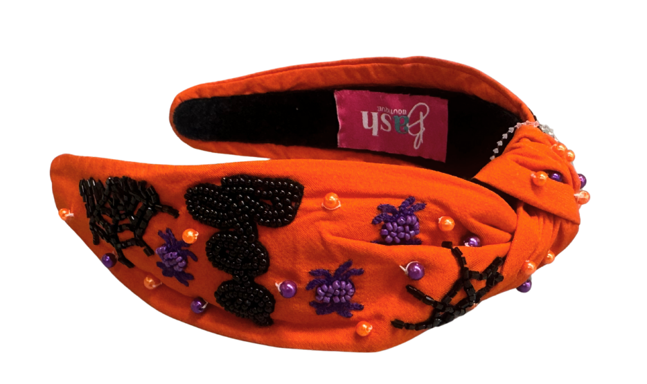 Halloween Headband - Orange Boo