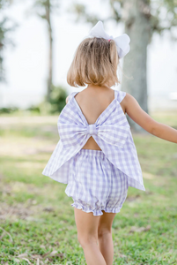 Lottie Bloomer/Banded Short Set - Lavender