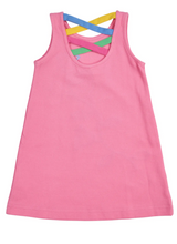 Load image into Gallery viewer, Pink Knit Dress With Tulips
