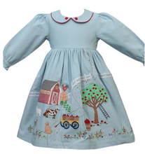 Load image into Gallery viewer, Bue Cord Apple Orchard Dress
