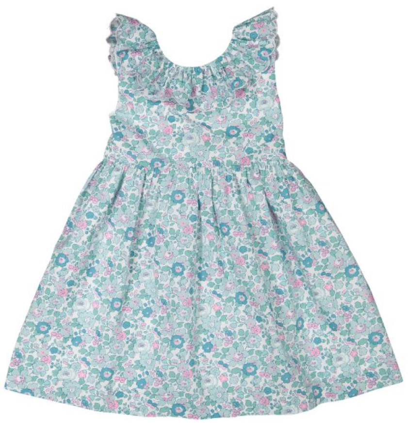 princess polly baby blue dress Aqua Floral Betsy Dress – Belles & Beaux®
