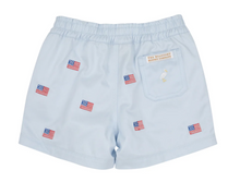 Load image into Gallery viewer, Sheffield Shorts - Buckhead Blue &amp; American Flag Embroidery
