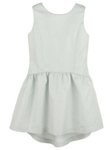 Load image into Gallery viewer, Blue Jacquard A-Line Twinkle Dress
