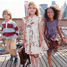 Load image into Gallery viewer, Girls Jennifer Dress - Tossed Crayons
