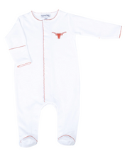 Load image into Gallery viewer, Lil&#39; Longhorn Embroidered Footie
