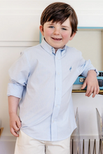 Load image into Gallery viewer, Dean's List Dress Shirt - Barrington Blue Mini Windowpane
