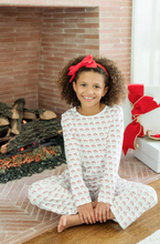 Load image into Gallery viewer, Millie Pant Set - Hot Cocoa Santa
