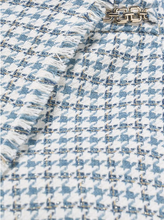 Load image into Gallery viewer, Blue And Brown Pleated Skirt
