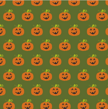 Load image into Gallery viewer, Jack Lantern Print Footie With 2-Way Zipper
