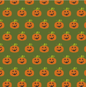 Jack Lantern Print Footie With 2-Way Zipper