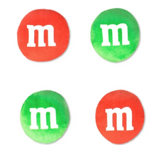 Load image into Gallery viewer, Holiday Red M&amp;M Packaging Plush
