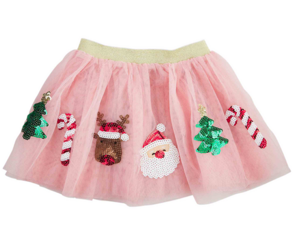 Pink Christmas Sequin Tutu