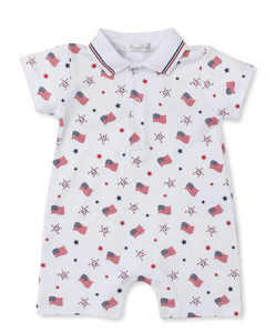 Star Spangled Spirit Boys Short Playsuit