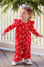 Load image into Gallery viewer, Leigh Ann Angel Sleeve Romper - Bustling Bows
