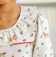 Load image into Gallery viewer, Ramona Ruffle Dress - Mae Park Mini Floral With Richmond Red
